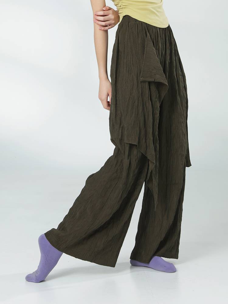 Little Jasmine Modern Dance Dance Dance Dance Dance Series Adult Women's Loose Wide Pants Professional Dance Passing Pants