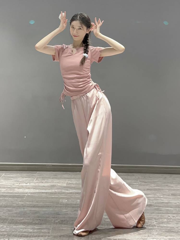 Modern dance clothing women's top slimming thin body training service women's classical dance dance service national dance exercises