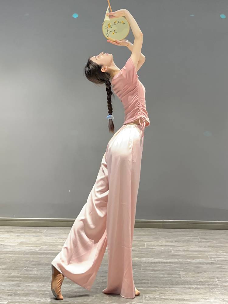 Modern dance clothing women's top slimming thin body training service women's classical dance dance service national dance exercises