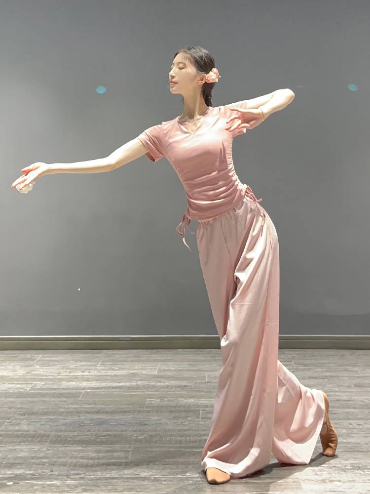 Modern dance clothing women's top slimming thin body training service women's classical dance dance service national dance exercises