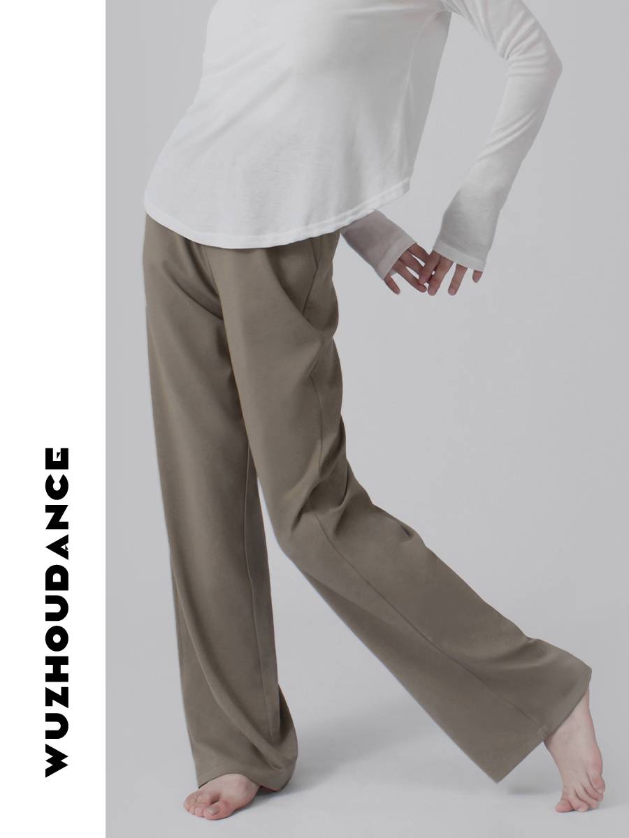 Dancezhou Danz Summer Moder Cotton Volumes Wide -Legs Pants Modern Dance Pants Advanced Dancers Practice Clothing