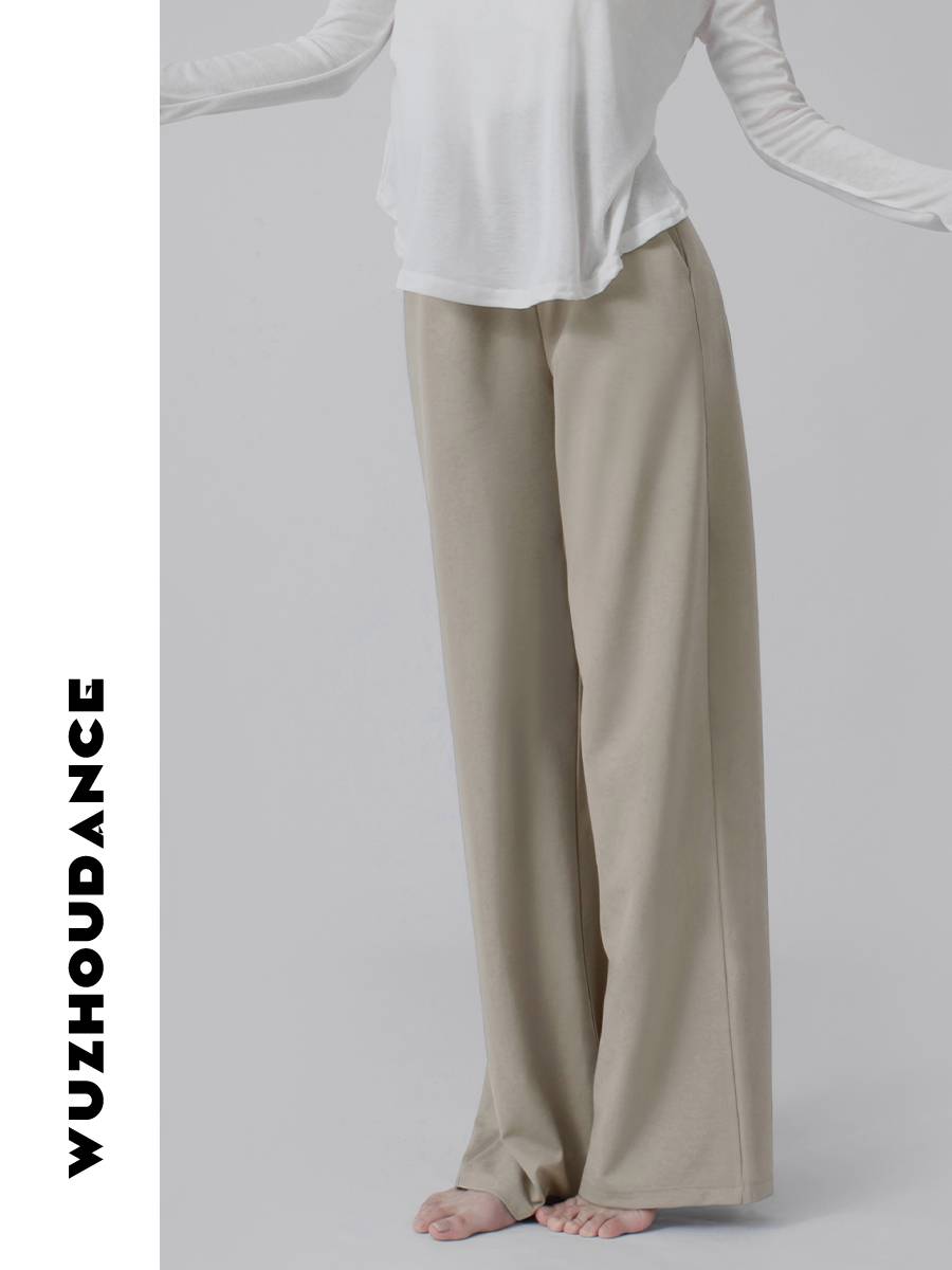 Dancezhou Danz Summer Moder Cotton Volumes Wide -Legs Pants Modern Dance Pants Advanced Dancers Practice Clothing