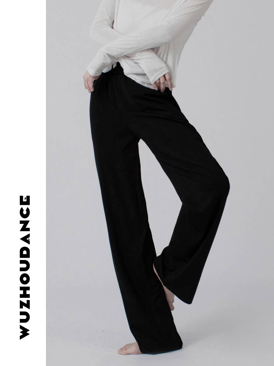 Dancezhou Danz Summer Moder Cotton Volumes Wide -Legs Pants Modern Dance Pants Advanced Dancers Practice Clothing