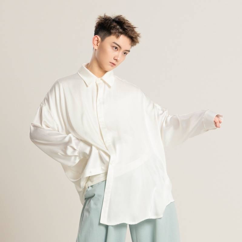 Modern dance clothes shirt basic training service female adult shirt tabbed body training long -sleeved dancing elegant shirt