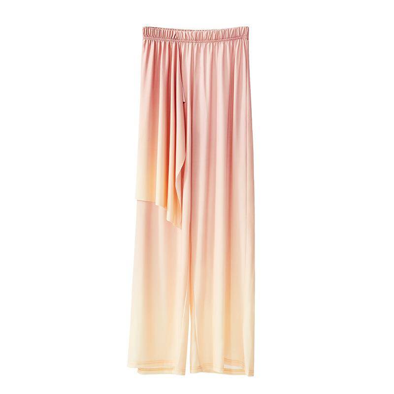 Dance practice pants gradient drooling gauze wide -leg pants summer modern dance exercise performance service thin trousers dance pants