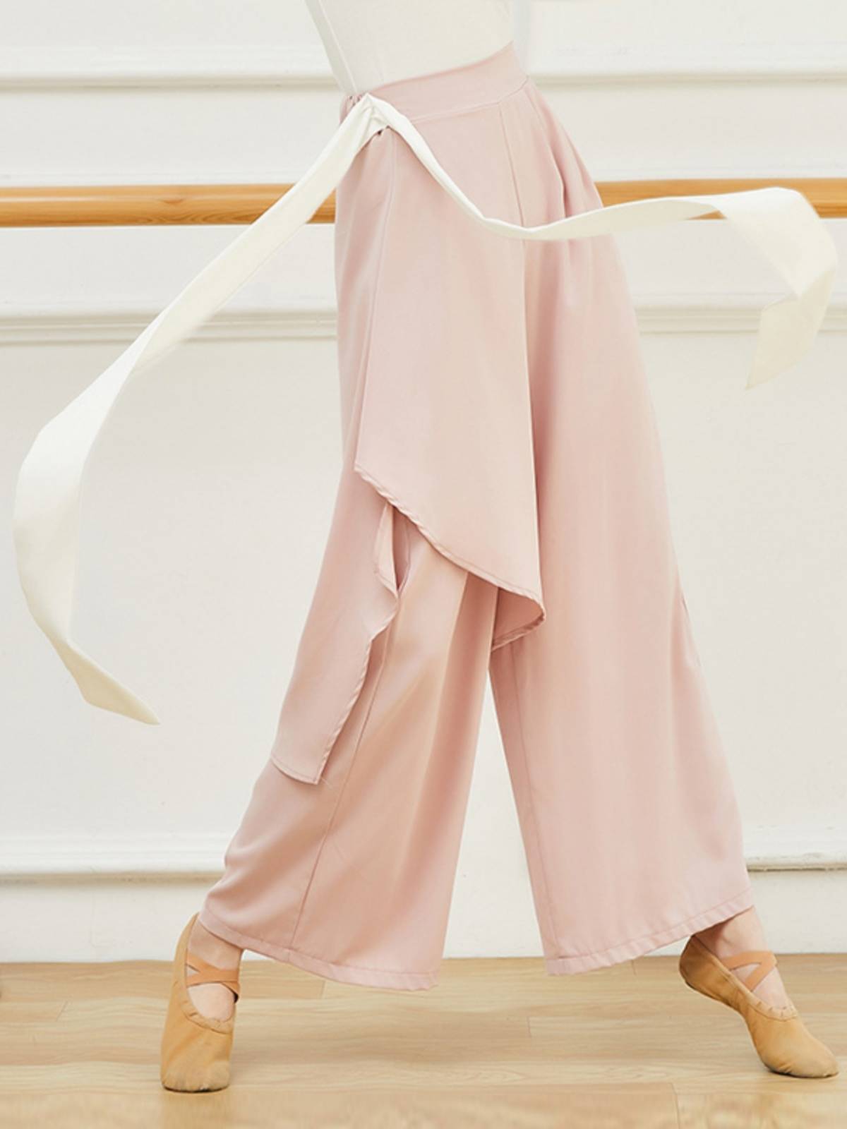 Modern Dance Art Examination Practice Pants Women's Loose and Wide Lead Pants Classical Dance Costume Jazz Play Pine Pine