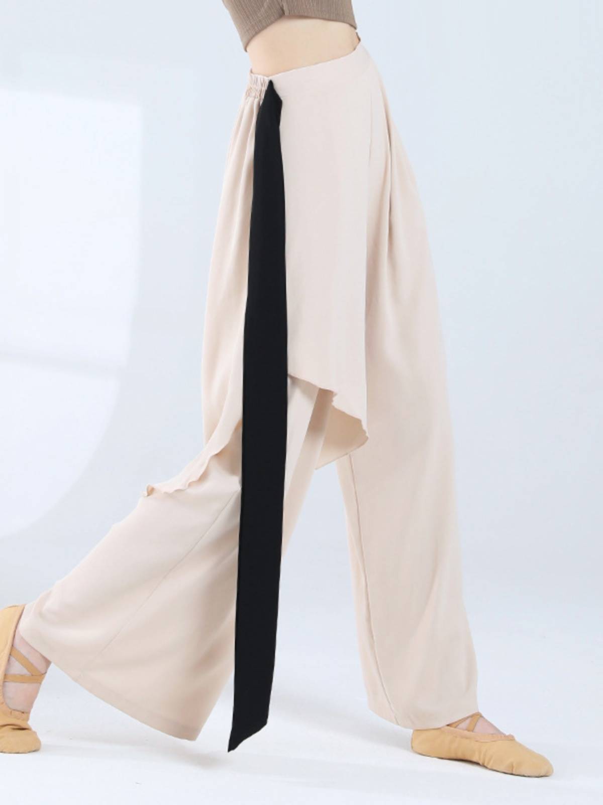 Modern Dance Art Examination Practice Pants Women's Loose and Wide Lead Pants Classical Dance Costume Jazz Play Pine Pine