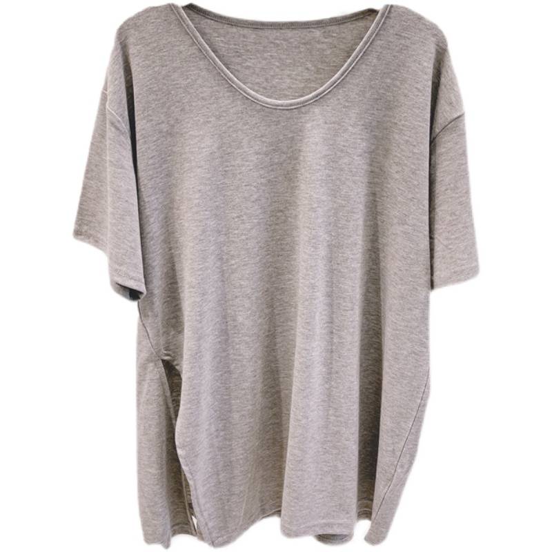 Smille loose and elegant dance service top female modern dance exercise service short -sleeved performance jazz fitness base training uniform