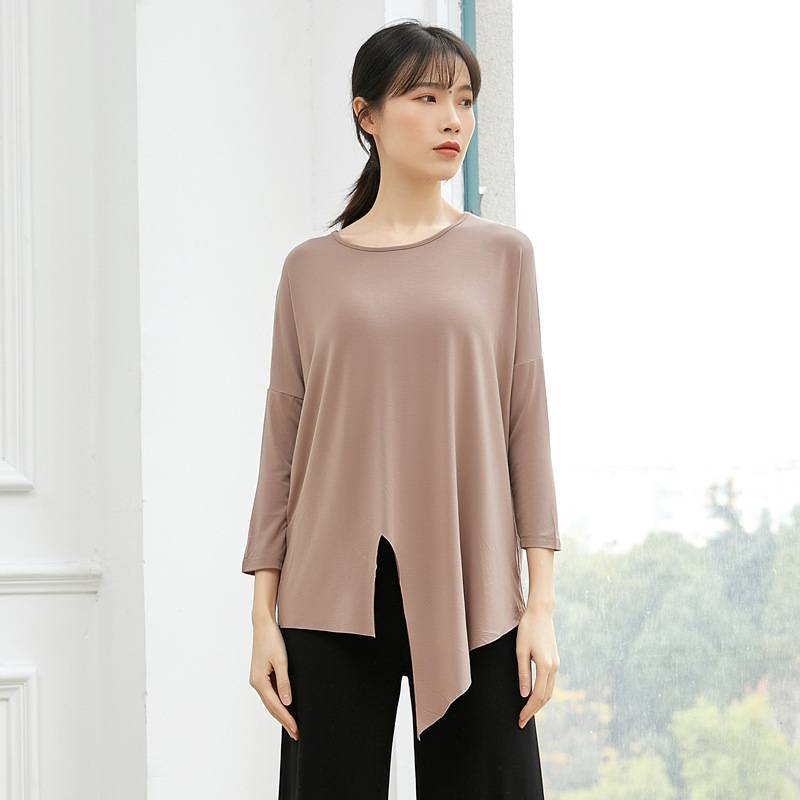230 grams of heavy dance service men and women adult loose tops modern dance exercise uniforms for split large size performance service training