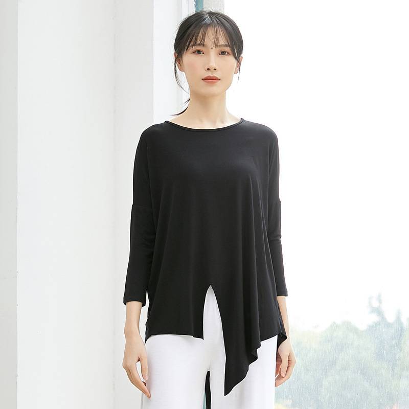 230 grams of heavy dance service men and women adult loose tops modern dance exercise uniforms for split large size performance service training