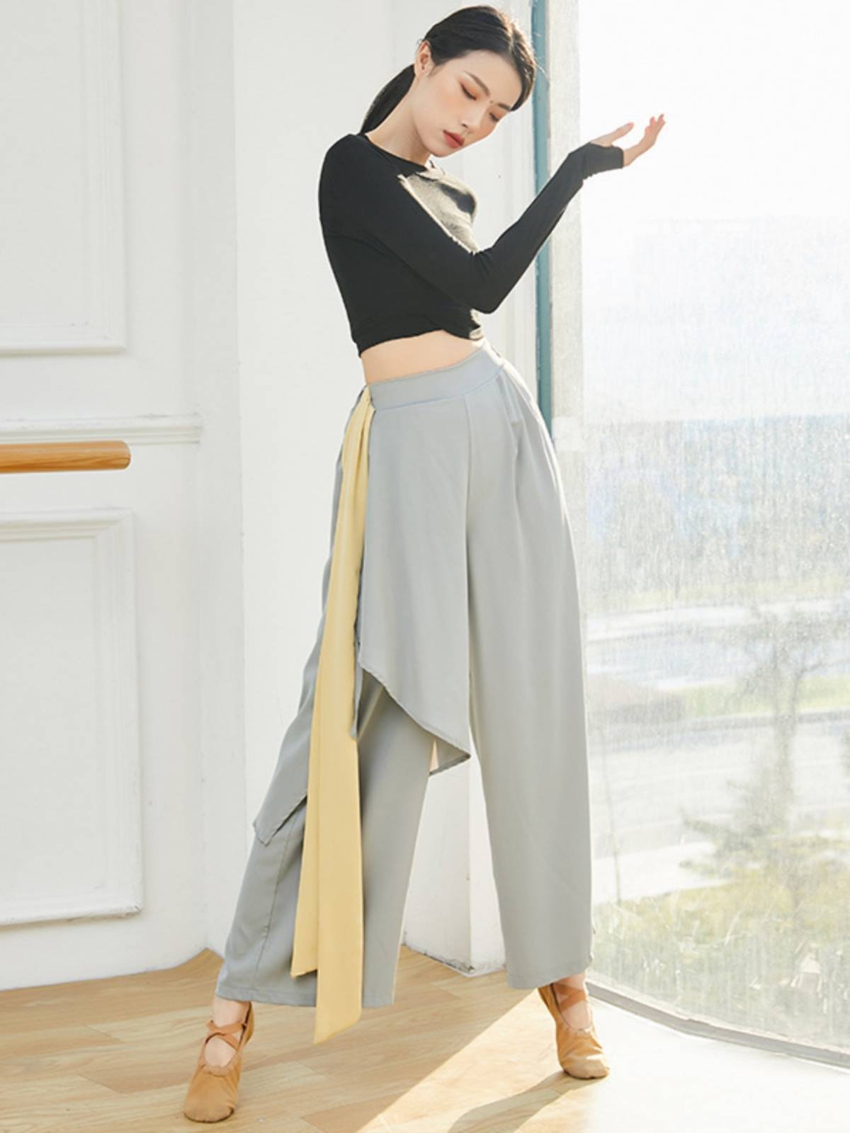 Modern Dance Practice Pants Women's Loose and Permanent Pants Wide -leg Pants Advanced Classical Dance Jazz Performance