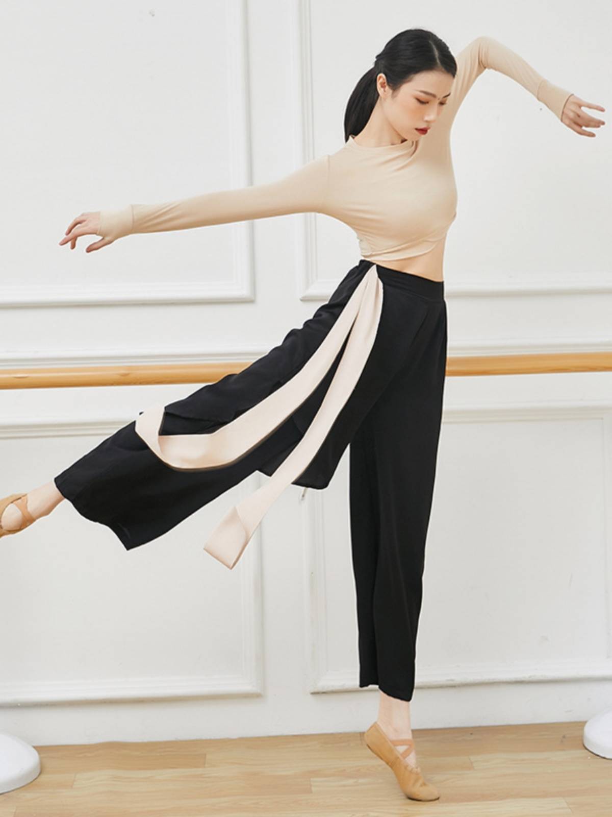 Modern Dance Practice Pants Women's Loose and Permanent Pants Wide -leg Pants Advanced Classical Dance Jazz Performance