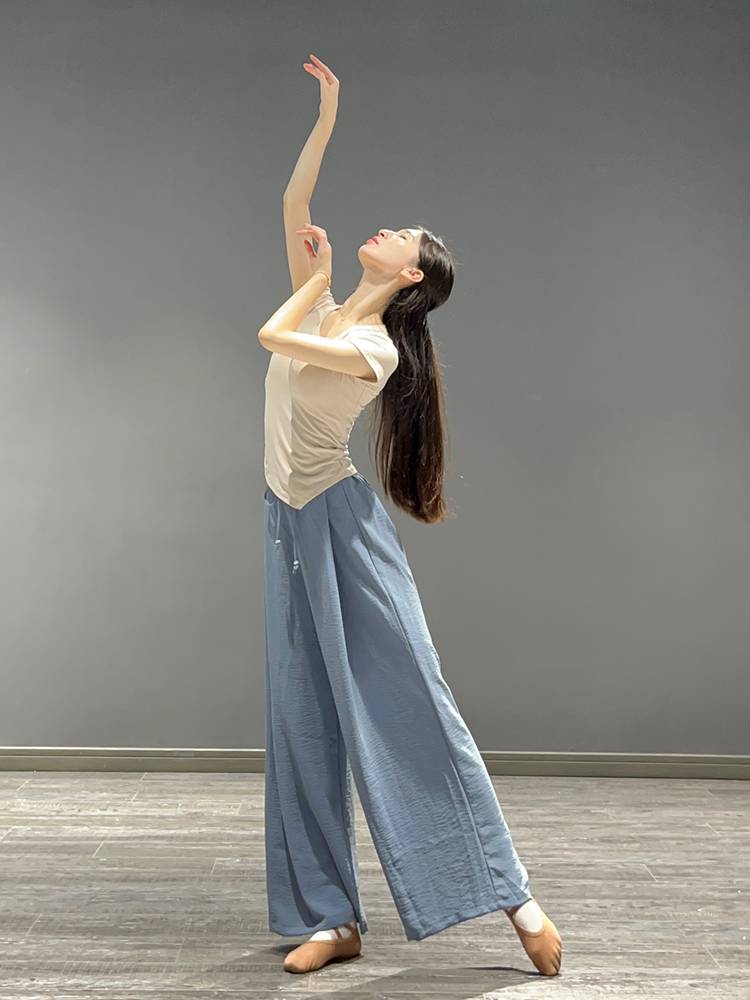 Modern dance top clothes, thin body clothes, dance birthday, often wear adult classical dance exercise exercises