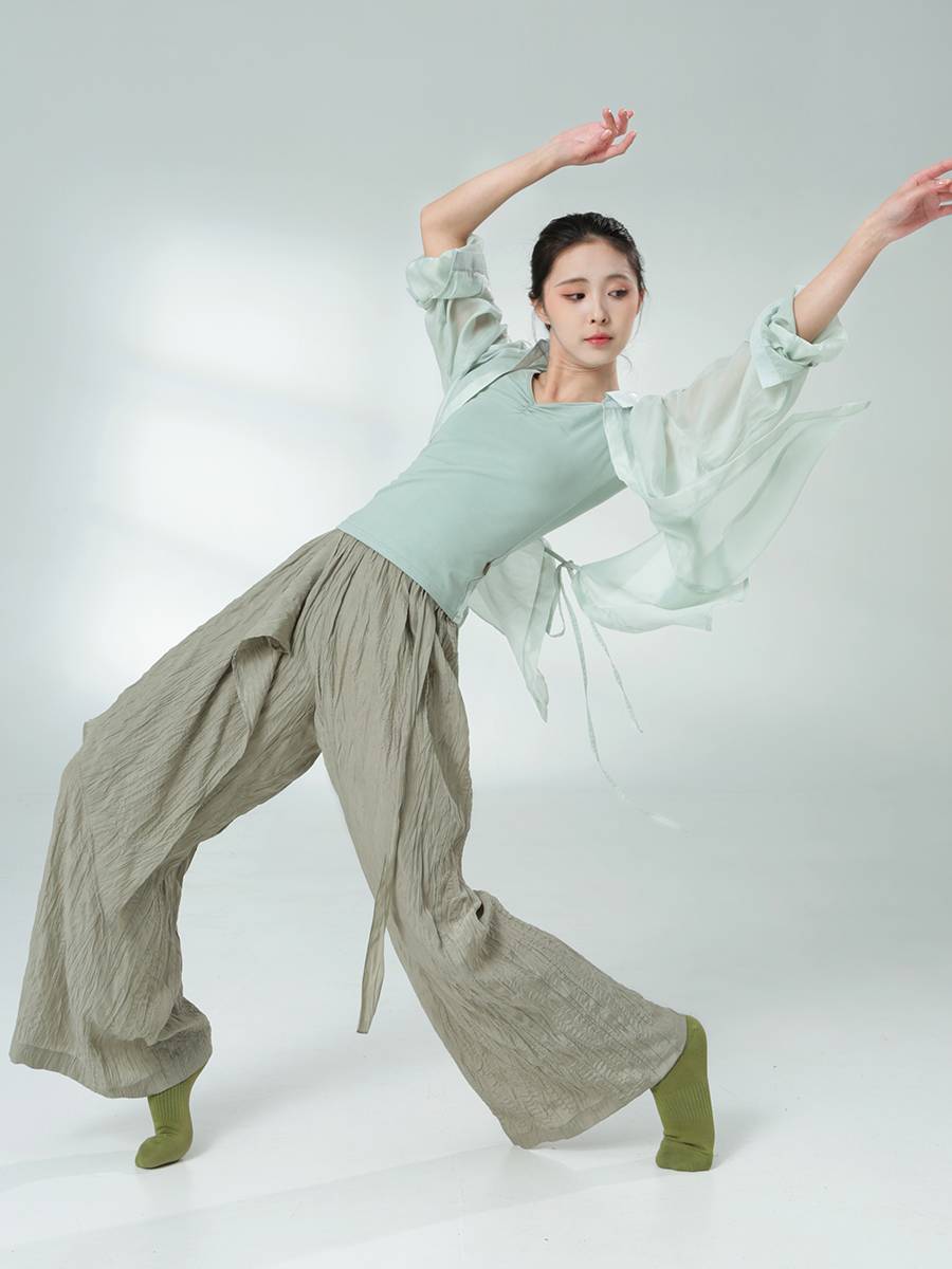 Little Jasmine Dance Pants Pants Pants Adult Female Dance Dance Fun Dressing Modern Chinese Classical Dance wide -leg pants summer