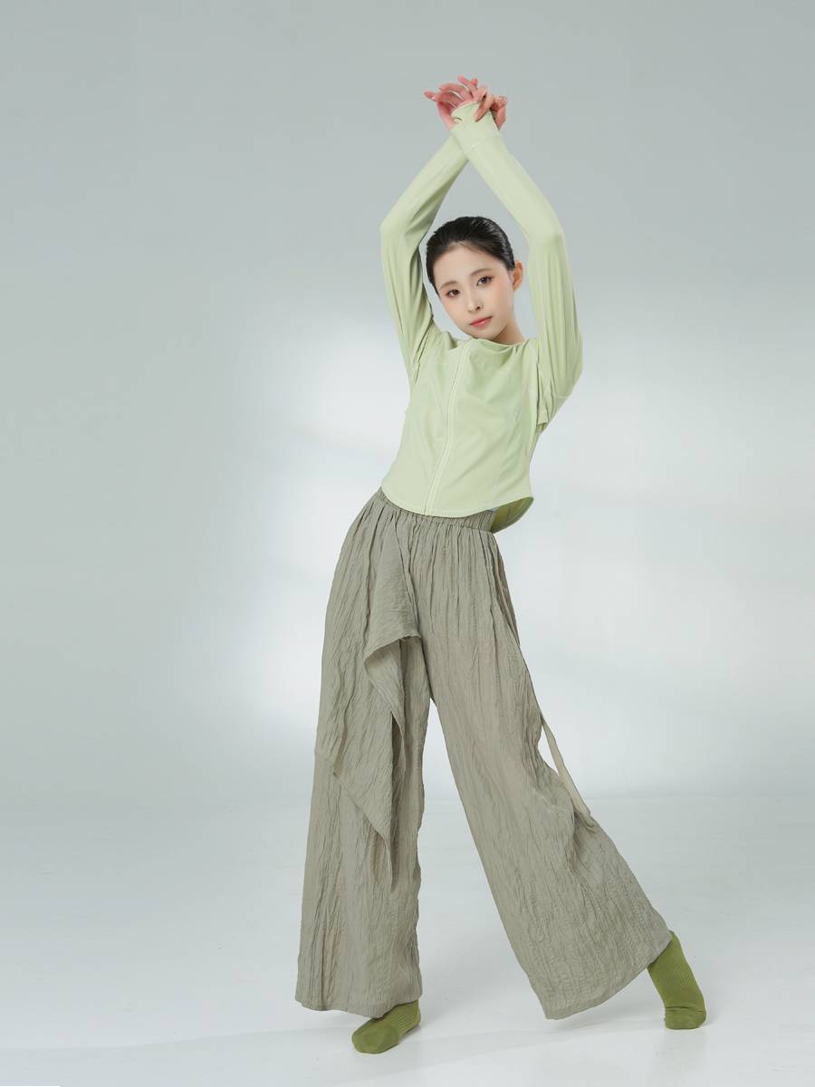Little Jasmine Dance Pants Pants Pants Adult Female Dance Dance Fun Dressing Modern Chinese Classical Dance wide -leg pants summer