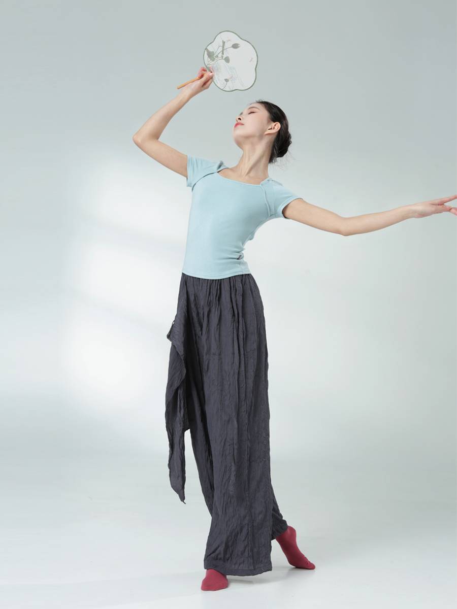 Little Jasmine Dance Pants Pants Pants Adult Female Dance Dance Fun Dressing Modern Chinese Classical Dance wide -leg pants summer