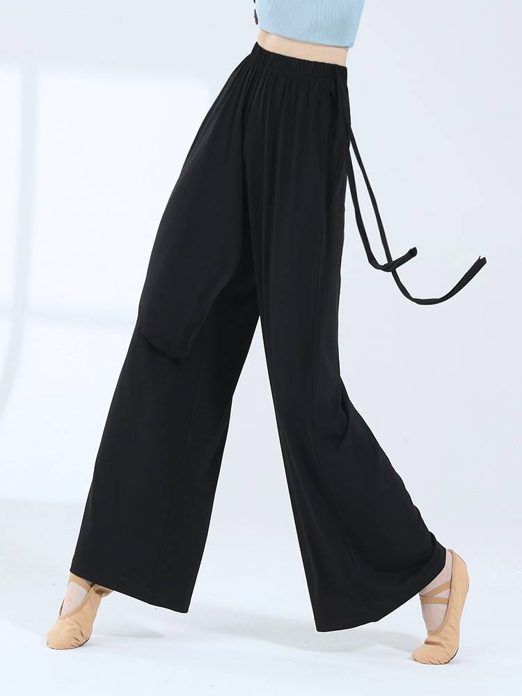 Modern dance wide -leg pants female dance practice service classical dance loose straight dance service adult professional dance pants