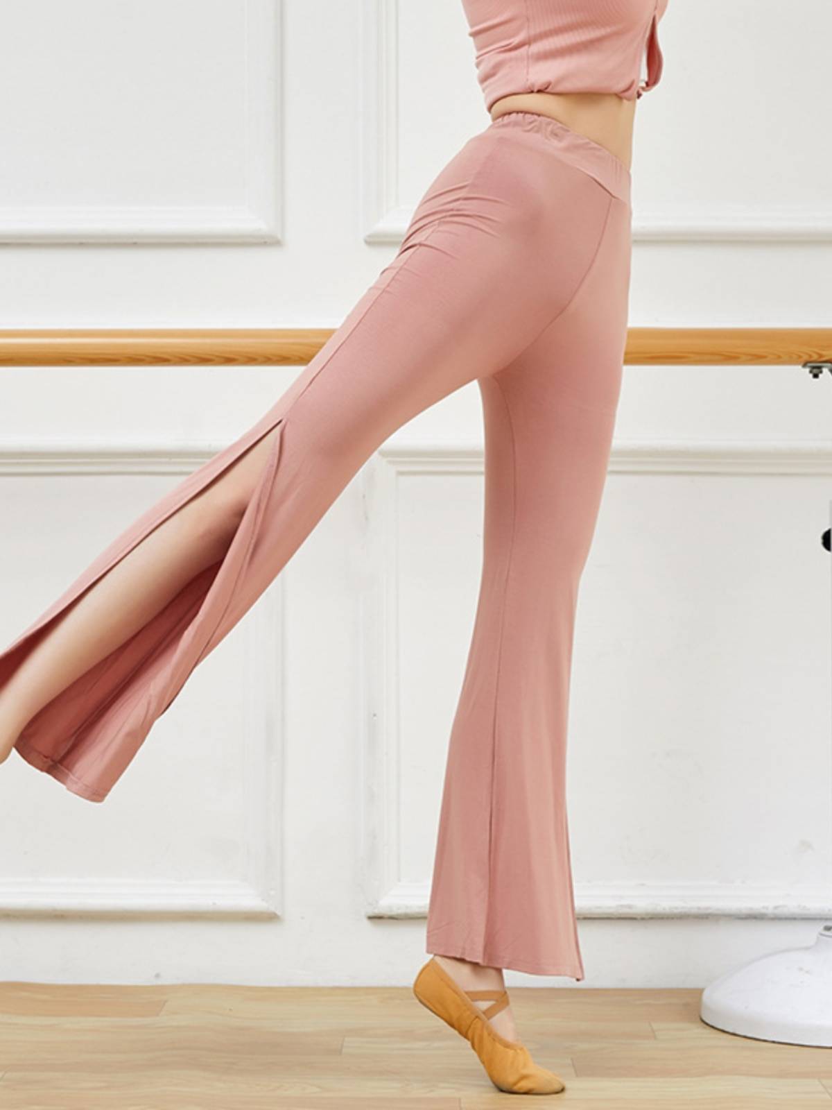 Dance Pants Female Modern Dance Practice Inspection Pants Fita Training Clothing Wide Legs Chinese Classical Dance Spring and Autumn