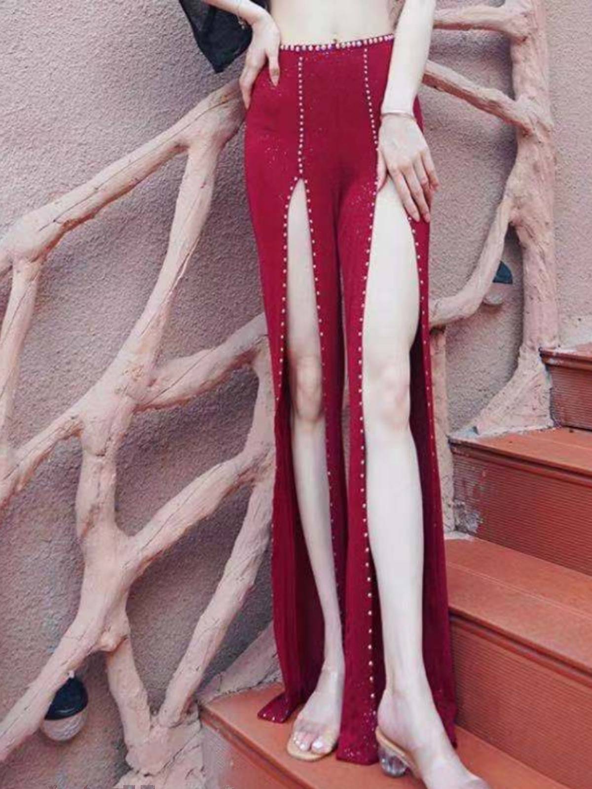 Modern dance loose and elastic clothing female 2023 autumn new dance service classical dance exercise skills outside