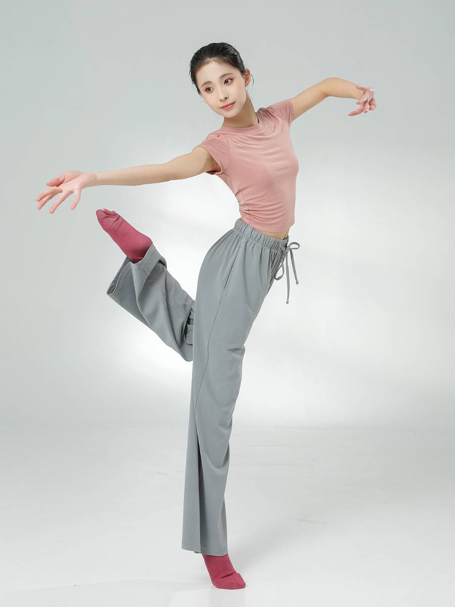 Little jasmine dance service short -sleeved top female adult classical dance Chinese dance modern dance little practice service summer