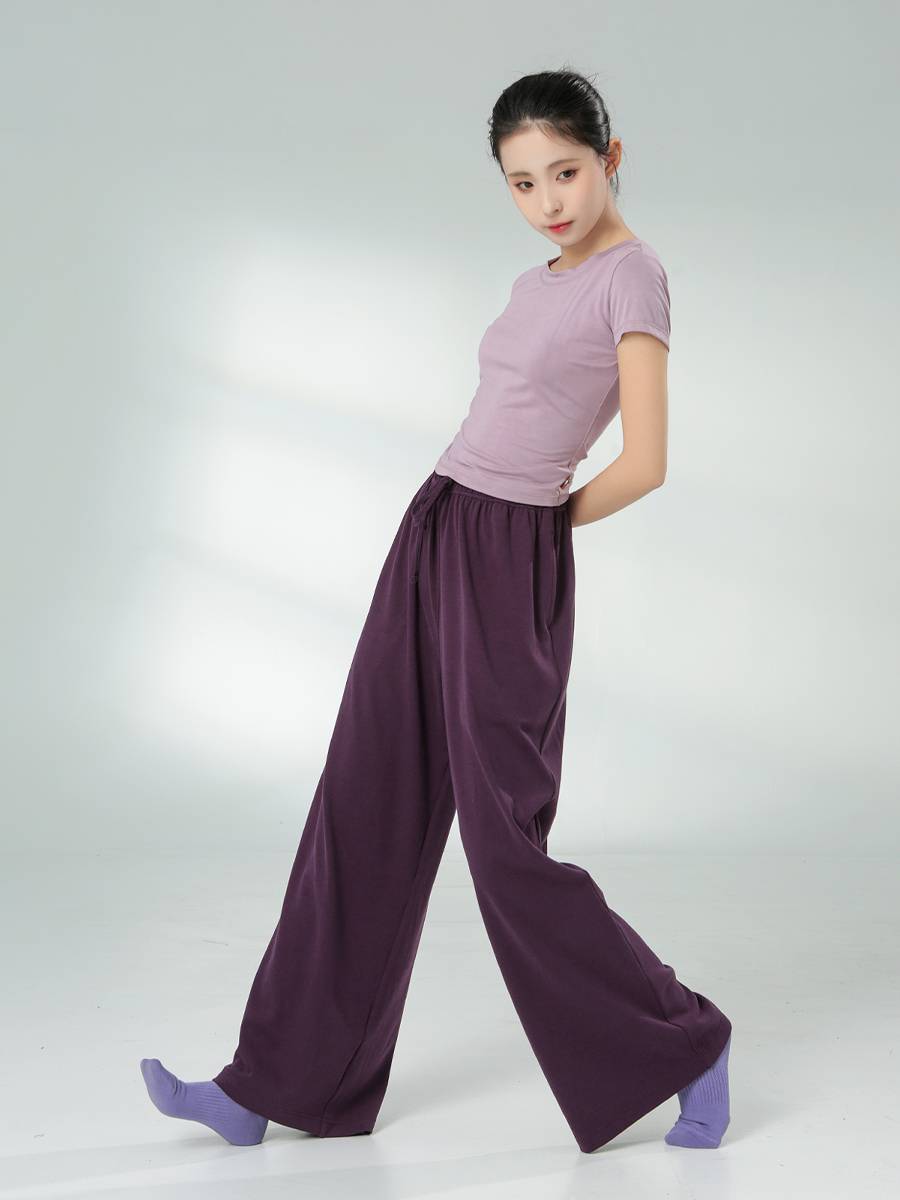 Little jasmine dance service short -sleeved top female adult classical dance Chinese dance modern dance little practice service summer