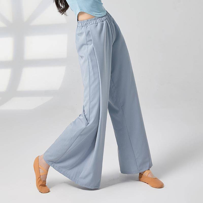 Modern dance pants children's loose version straight -legged wide -leg pants daily wear classical dance exercise dance dance pants trousers