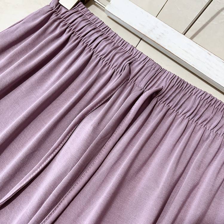 Dance pants female classical dance exercise pants loose and thin imitation copper ammonia straight trousers Modern ethnic dance wide -leg pants
