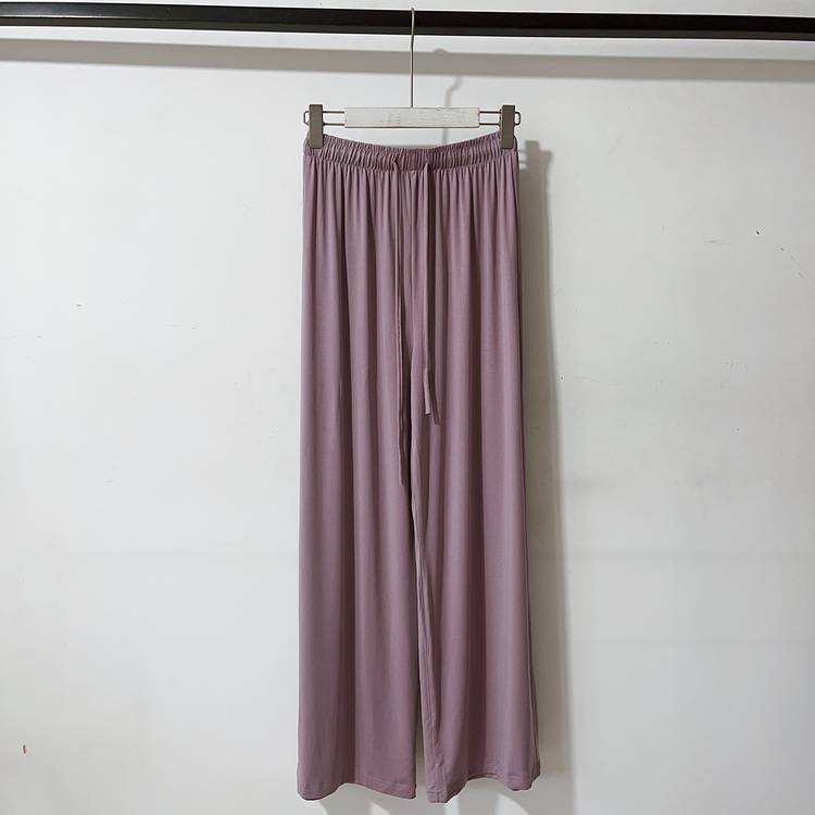 Dance pants female classical dance exercise pants loose and thin imitation copper ammonia straight trousers Modern ethnic dance wide -leg pants