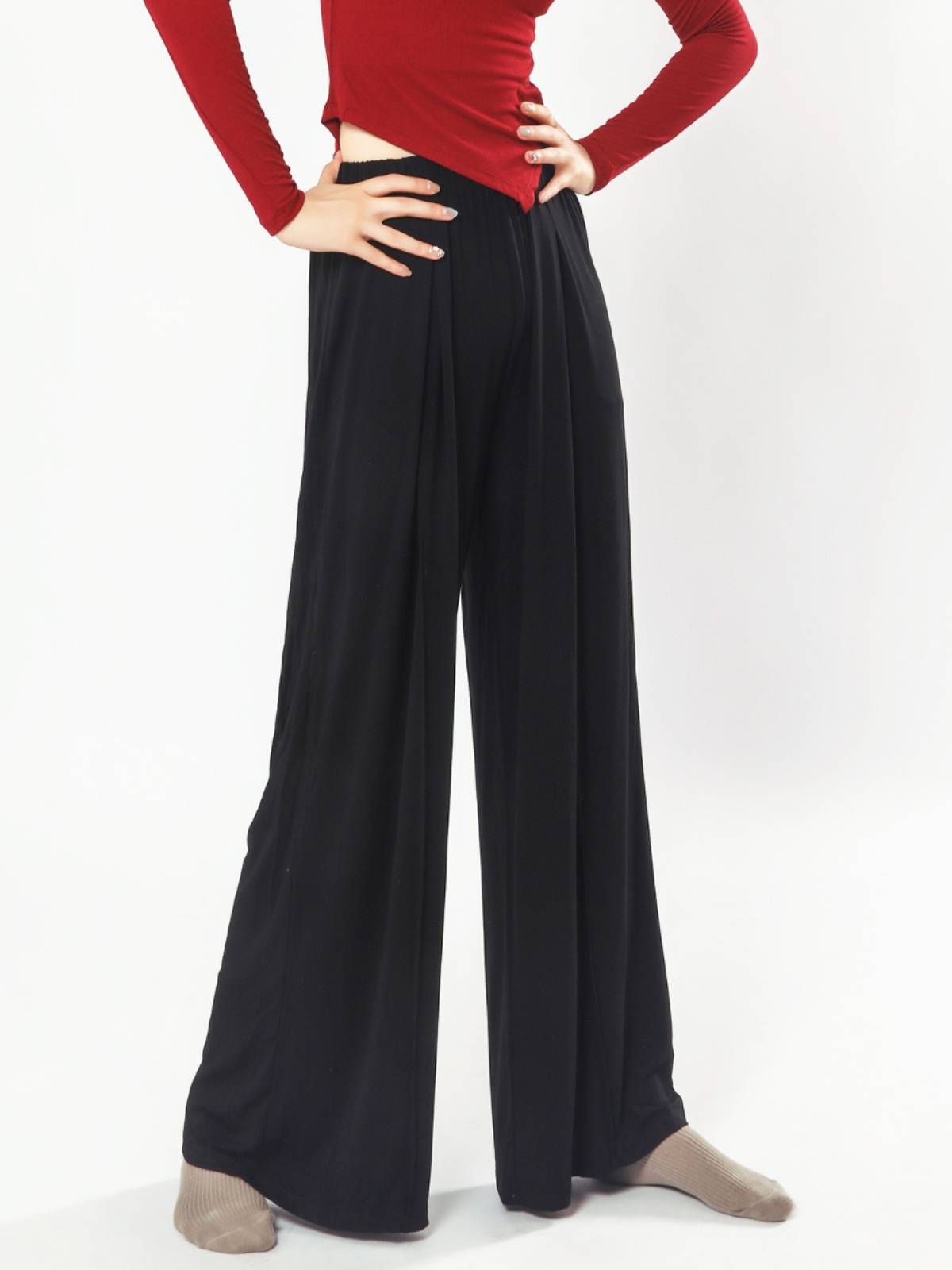 Four Seasons Pants Chinese Dance Practice Services Female Dance Pants Classical Dance Pants Wide -leg Pants Modern Dance Pants