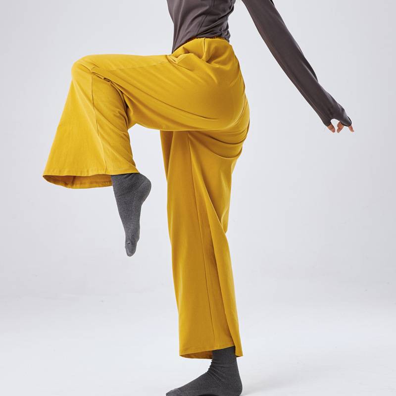 Modern Dance Classical Dance Pants Daily Practice Driven Loose Pants Men's same straight -leg wide -leg pants dumpling pants