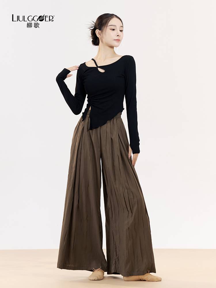 Liu Ge Modern Dance Repair long sleeve sleeve jackets Chinese dance nation practitioners' practice service female classical dance service