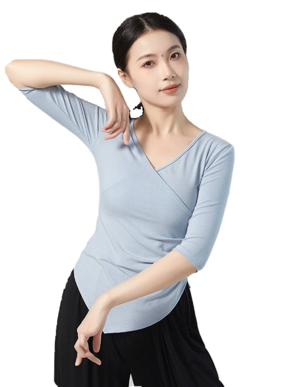 Modern Dance Symptoms Training Dance Practice Female Adult Slim Classical Dance Top