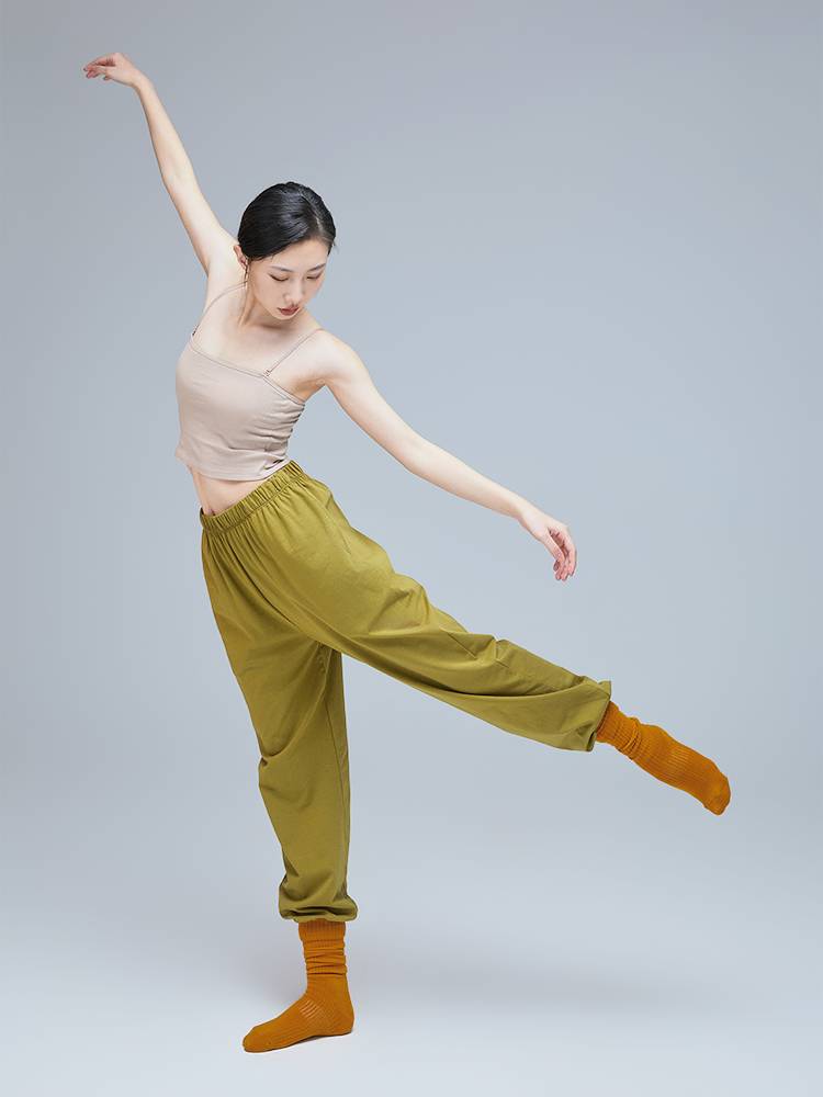 C215 Modern Dance Practice Dance Dance Pants Female Sports Dress Classical Dance Chinese Dance Radish Pants Dance Foot Pants