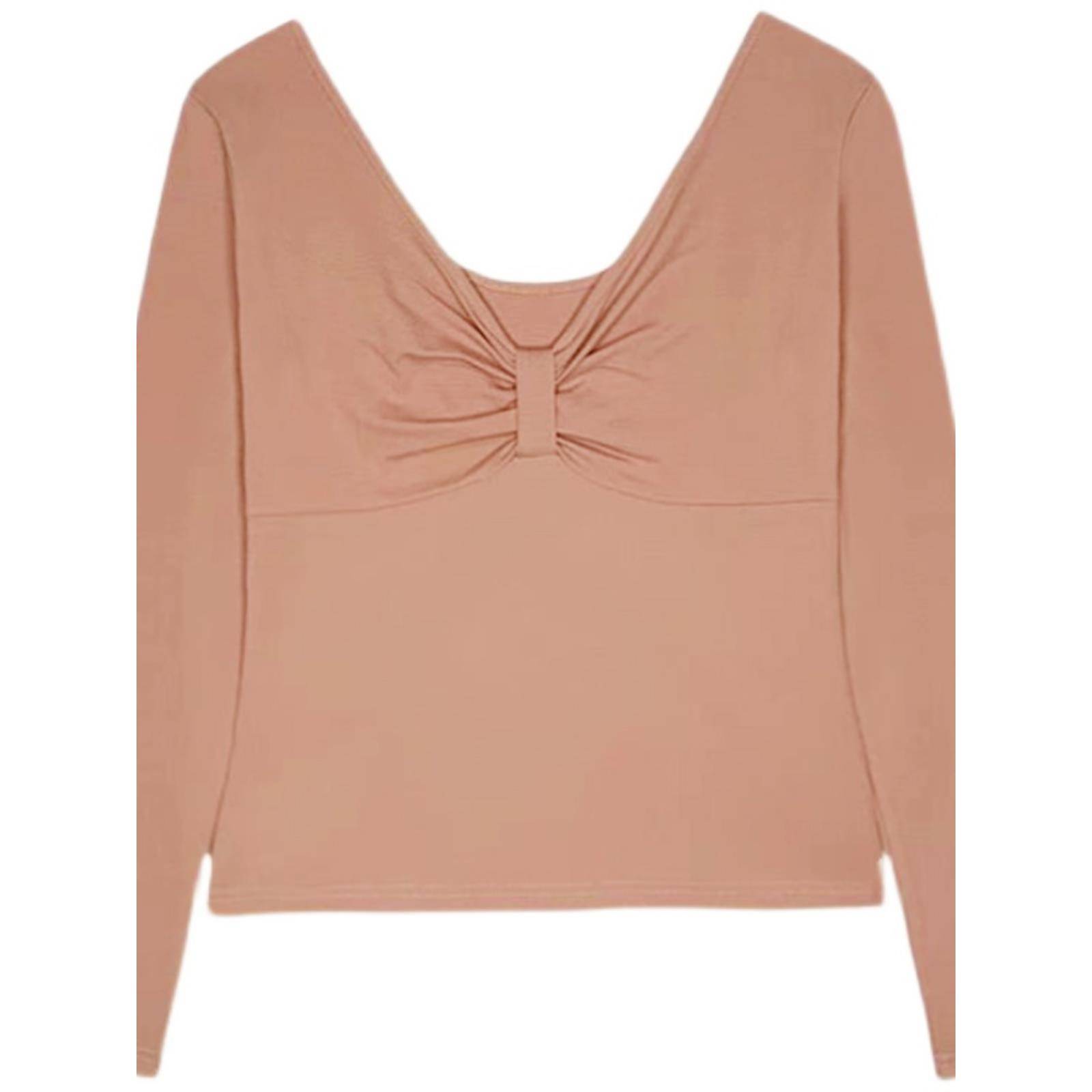 Dance practice service women's shape clothing top new models thin classical dance autumn and winter V -neck modern dance spring autumn long sleeves