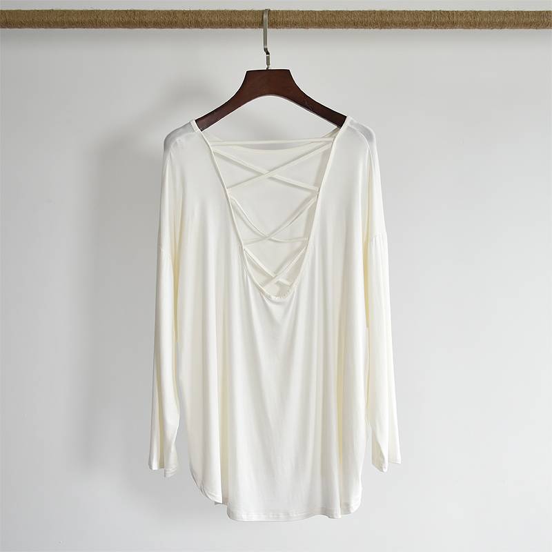Large -size dance service female loose long sleeves, long sleeves Modal yoga service Modern classical jazz dance exercises