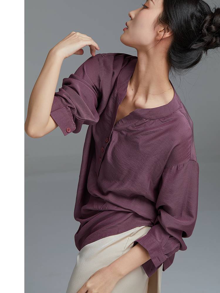 Gorgeous Solo Show Modern Dance Practice Dance Fun Leader Loose Literature and Art Terrade Shirt Chinese Classical Dance Dance Dance Shirts New