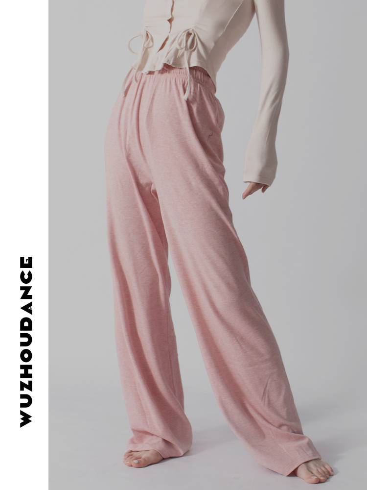 Dancezhou Dantas Modern Dance Needle Waving Wide Leg Pants Spring and Autumn Dance Dance Dance Teacher Practice Pants High waist Light Professional