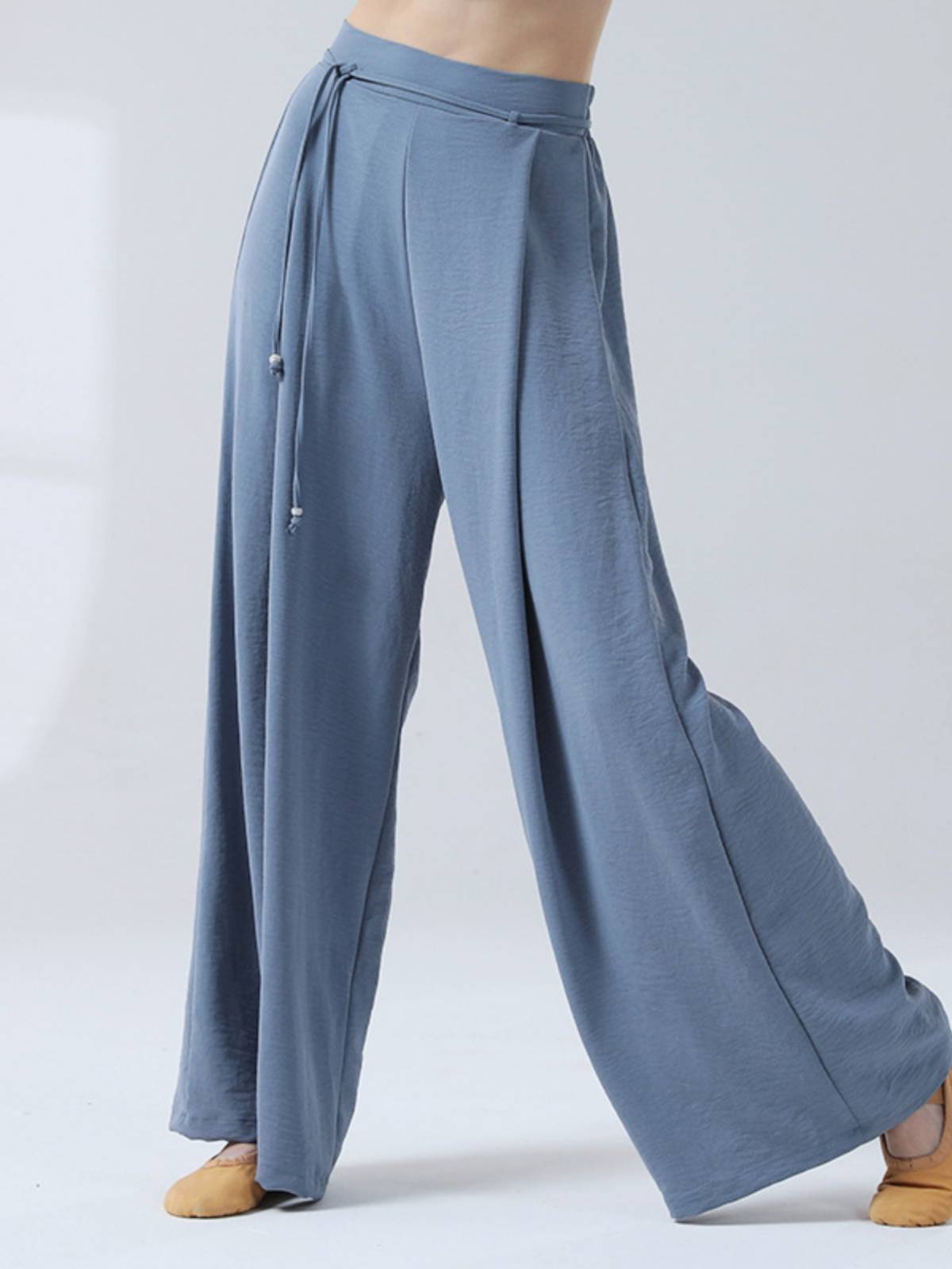 Modern dance exercise pants loose, elegant wide leg pants dance birthday often wear classical dance pants texture pants pants