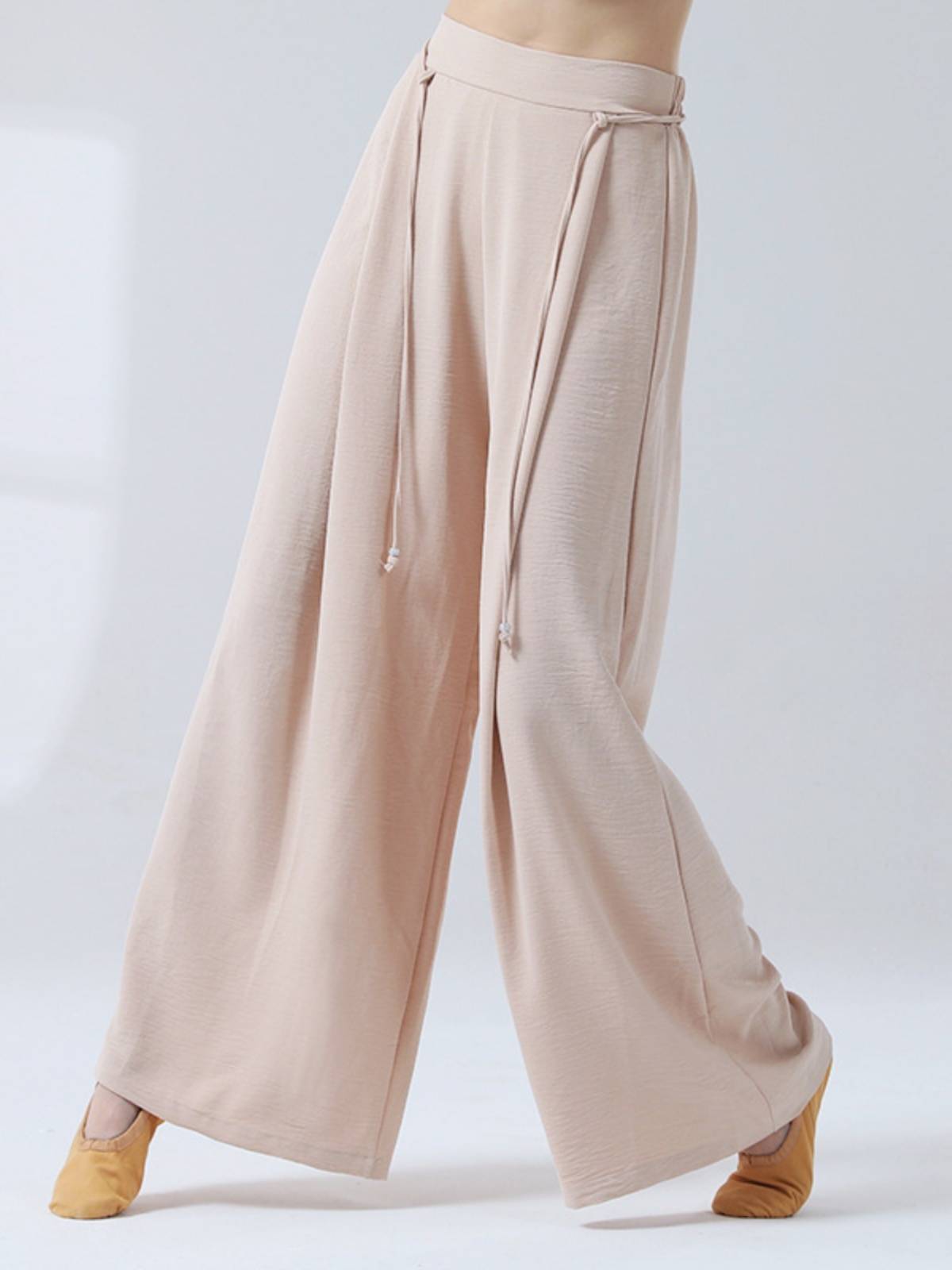 Modern dance exercise pants loose, elegant wide leg pants dance birthday often wear classical dance pants texture pants pants