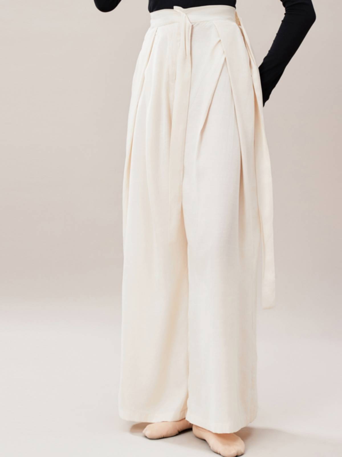 Spring new classical dance exercise pants loose female modern dance pants floating wide -leg pants performance pants