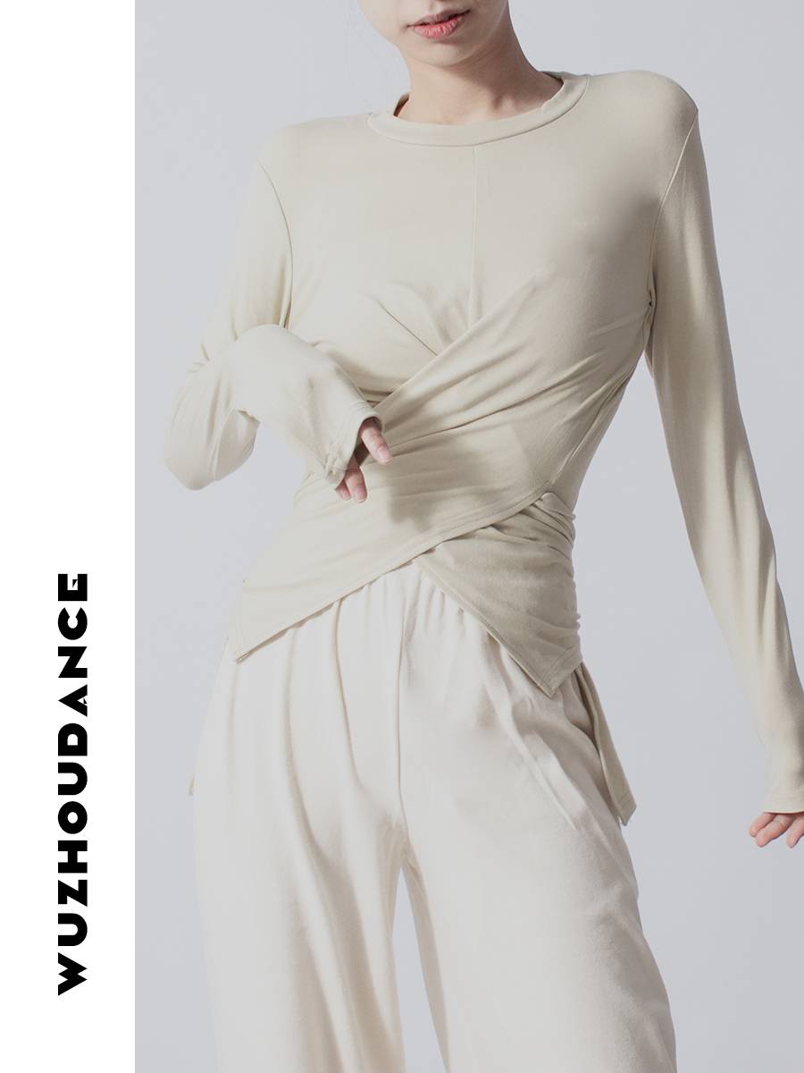 Dancezhou Danz Modern Dance Top Top Dressing Tie Tie Tie Design Significant Dance Training Dance Dance Server