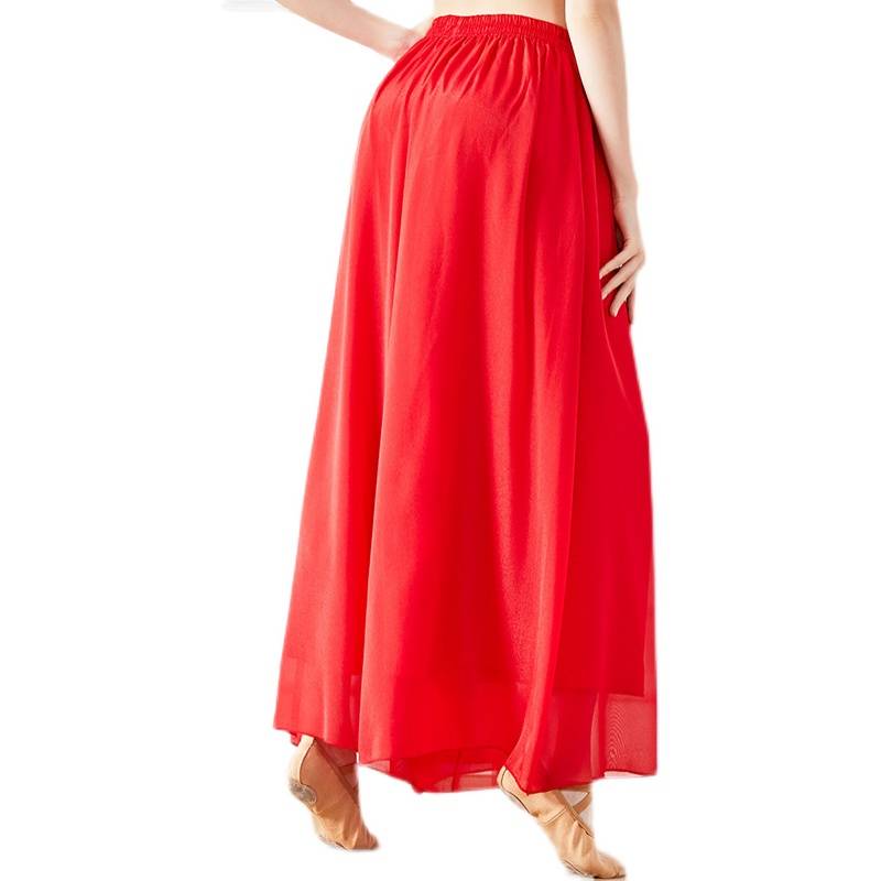 Loose Spring Classical Body Body Wide Pants Female White Dance Practice Series Roy Modern Dance Chinese Wind Pants