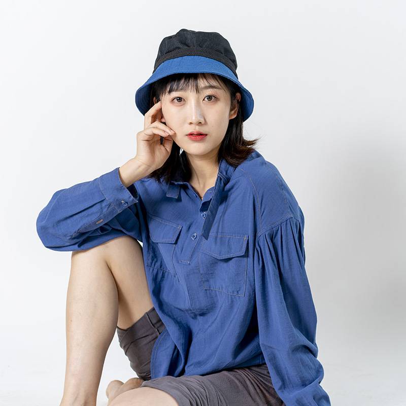 Z-02 Modern Dance Practice Shirt Performance Service Server Training Service All-Cotton Vertical Design High-end Men and Women Falling Shoulder Summer Autumn