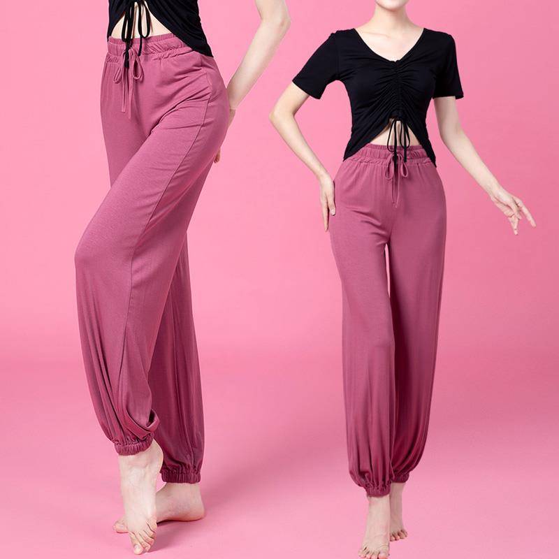 Modern Chinese dance set of radish pants dance pants female Xia Modal lantern jeue -shaped clothes jackets practice clothing