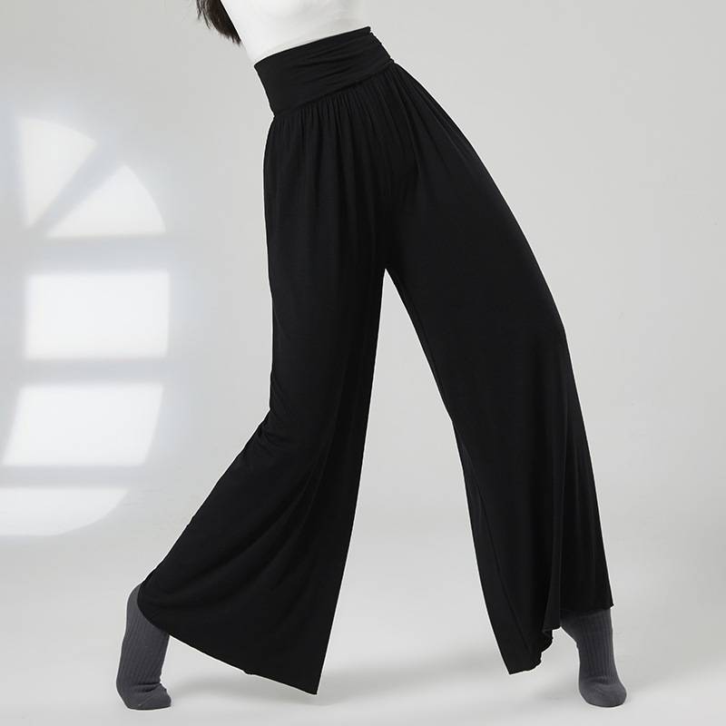 Dance Pants Female Practice Server Booth Wide Wide Pants Dance Pants Training Modern Dance Art Test Clothing Square Dance