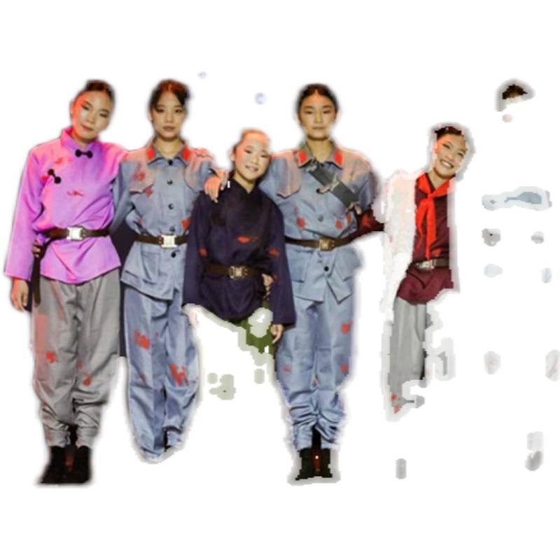 Eight Women's Investment Jiang Dance Performance Classic Drama National Dance Performance Step Performance Clothing Modern Drama