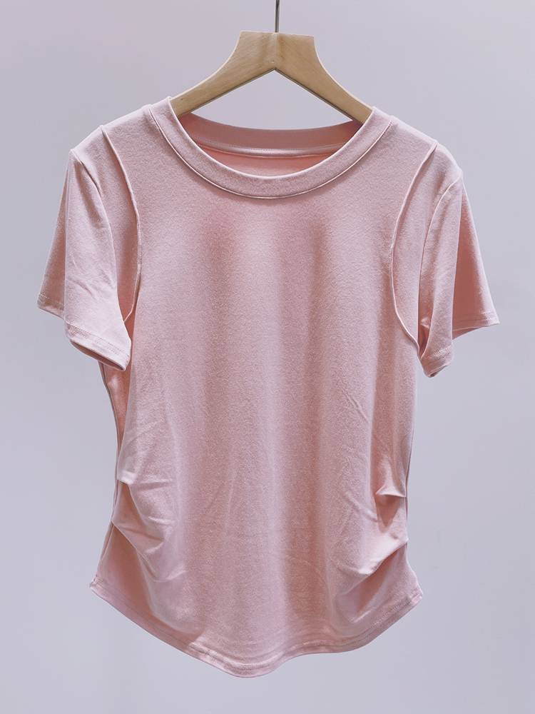 Round -neck basic dance service female short -sleeved classical dance modern dance Chinese dance exercise skills test -shaped physical base training service