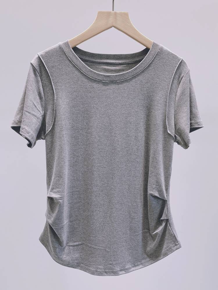 Round -neck basic dance service female short -sleeved classical dance modern dance Chinese dance exercise skills test -shaped physical base training service