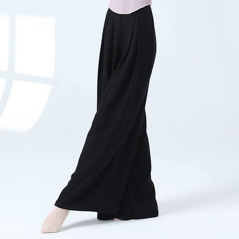 Modern Dance Muscle Muscle Practice Personal Pants Female New Wide Cotton and Mainer Loose Pants Daily Classical Dance Adults