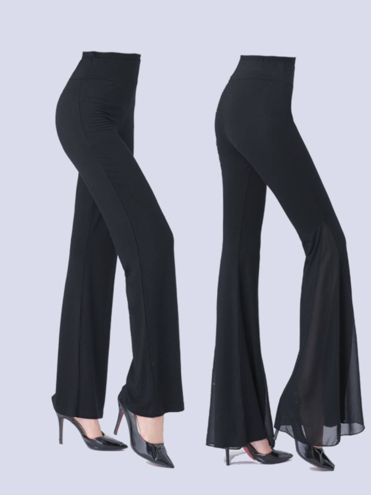 Dance practice pants -shaped flared pants female modern dance Chinese dance classical dance training service square dance straight pants